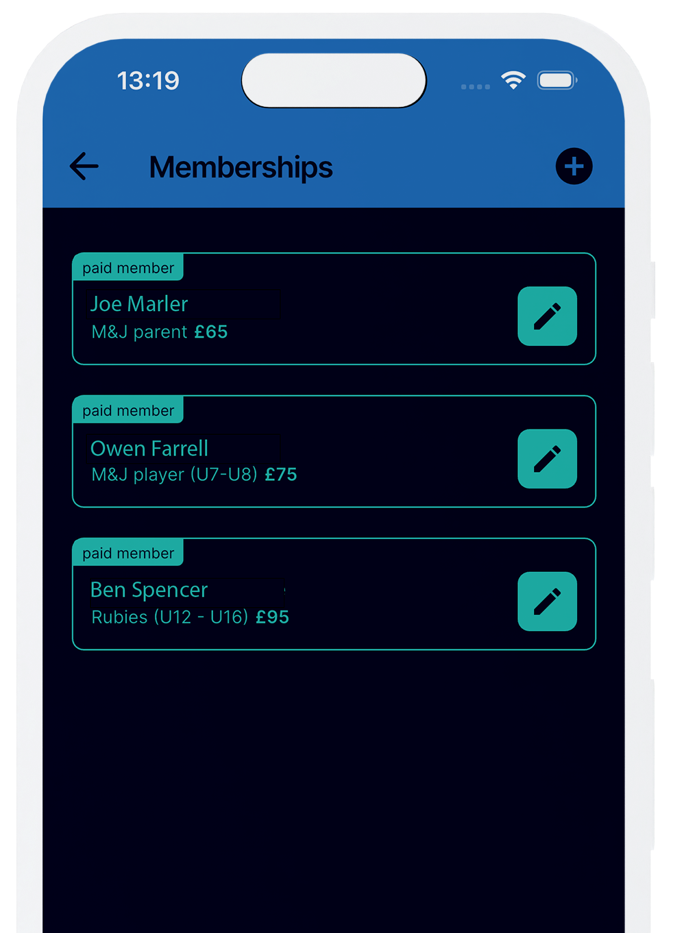 memberships